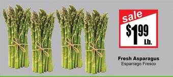 Rancho Markets Fresh asparagus offer