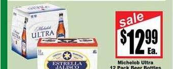 Rancho Markets Michelob ultra 12 pack beer bottles offer