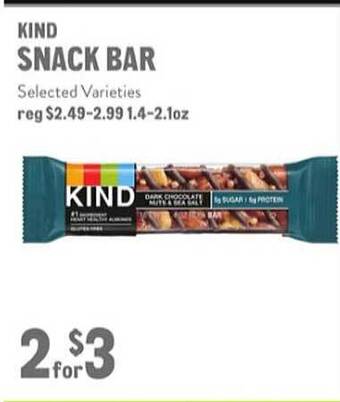 New Seasons Market Kind snack bar offer