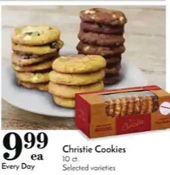 Pavilions Christie cookies select varieties offer