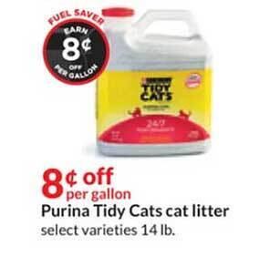 Hy-Vee Purina tidy cats cat litter offer