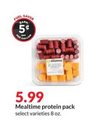 Hy-Vee Mealtime protein pack offer