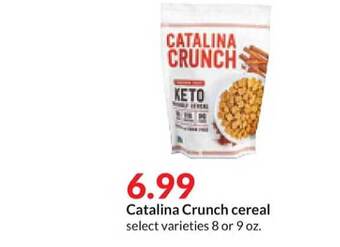 Hy-Vee Catalina crunch cereal offer