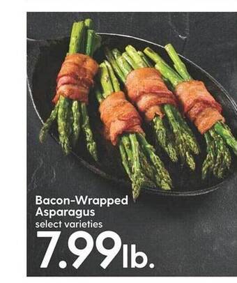 Hy-Vee Bacon-wrapped asparagus offer