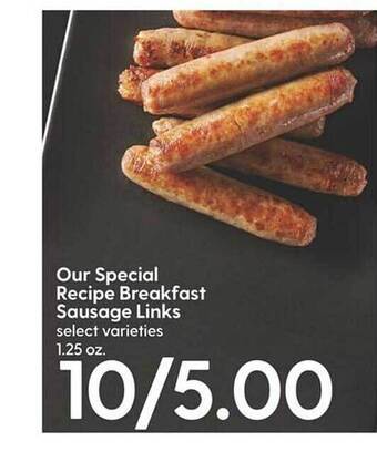 Hy-Vee Our special recipe breakfast sausage links offer