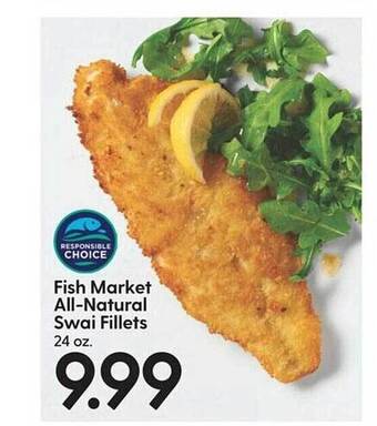 Hy-Vee Fish market all-natural swai fillets offer