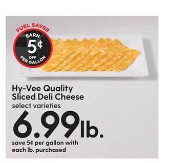 Hy-Vee Hy-vee quality sliced deli cheese offer