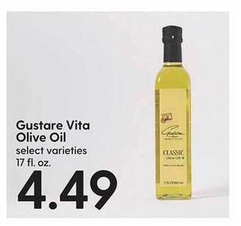 Hy-Vee Gustare vita olive oil offer