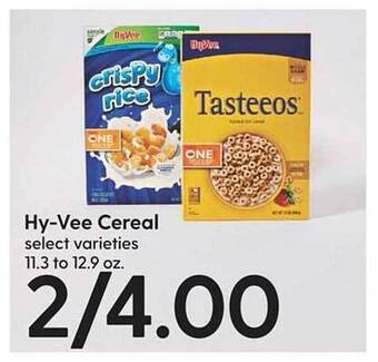 Hy-Vee Hy-vee cereal offer