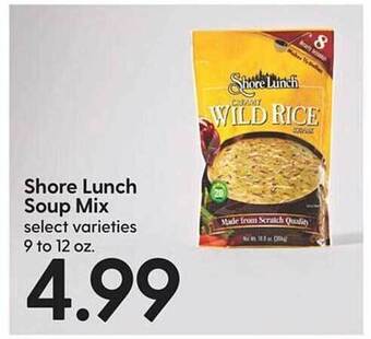 Hy-Vee Shore lunch soup mix offer