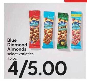 Hy-Vee Blue diamond almonds offer