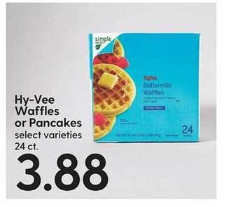 Hy-Vee Hy-vee waffles or pancakes offer
