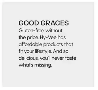 Hy-Vee Good graces offer