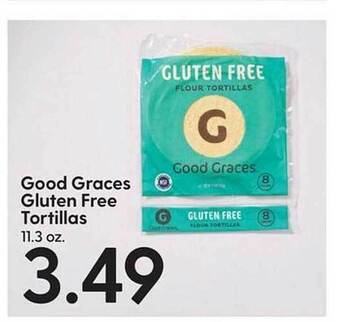 Hy-Vee Good graces gluten free tortillas offer