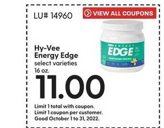 Hy-Vee Hy-vee energy edge offer