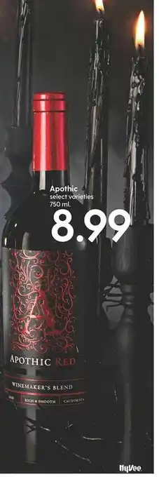 Hy-Vee Apothic offer