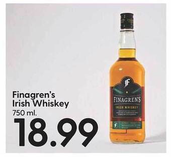 Hy-Vee Finagren's irish whiskey offer