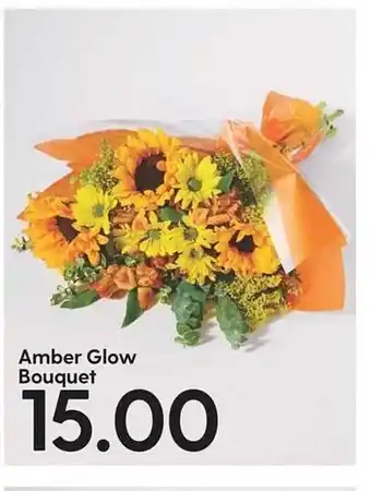 Hy-Vee Amber glow bouquet offer