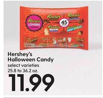 Hy-Vee Hershey's halloween candy offer