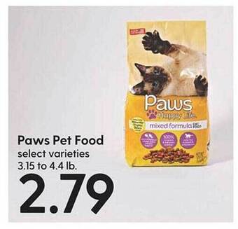 Hy-Vee Paws pet food offer