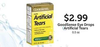 Fareway Goodsense eye drops artificial tears offer