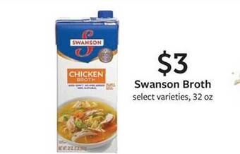 Fareway Swanson broth offer