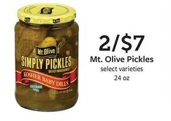 Fareway Mt olive pickles offer