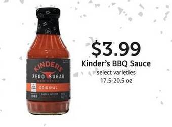 Fareway Kinder's bbq sauce offer