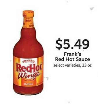 Fareway Frank's red hot sauce offer