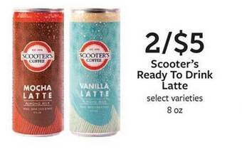 Fareway Scooter's ready to drink latte offer