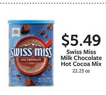Fareway Swiss miss milk chocolate hot cocoa mix offer