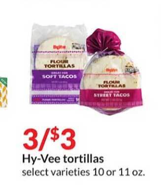 Hy-Vee Hy-vee tortillas offer