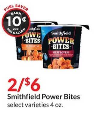 Hy-Vee Smithfield power bites offer
