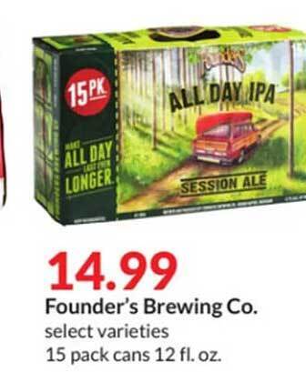 Hy-Vee Founder's brewing co offer