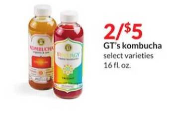 Hy-Vee Gt's kombucha offer