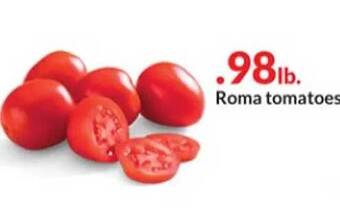 Hy-Vee Roma tomatoes offer