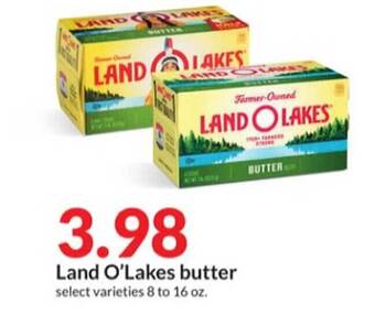 Hy-Vee Land o'lakes butter offer