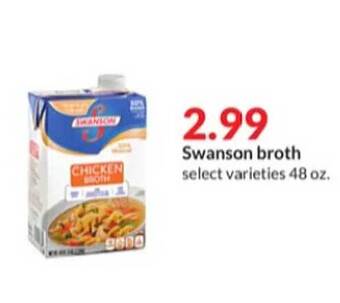 Hy-Vee Swanson broth offer