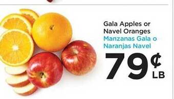 Food 4 Less Gala apples or navel oranges offer