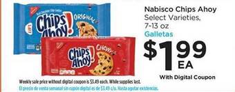 Food 4 Less Nabisco chips ahoy offer