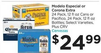 Food 4 Less Modelo especial or corona extra offer
