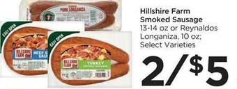 Food 4 Less Hillshire farm smoked sausage offer