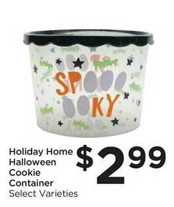 Food 4 Less Holiday home halloween cookie container offer
