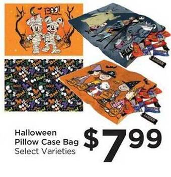 Food 4 Less Halloween pillow case bag offer