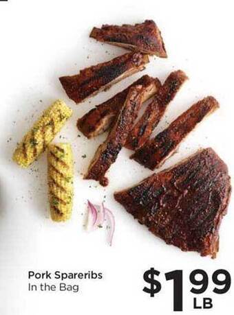 Food 4 Less Pork spareribs offer