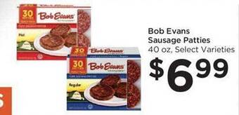 Food 4 Less Bob evans sausage patties offer