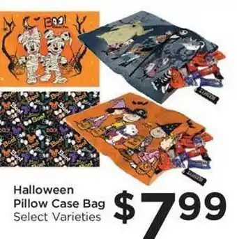 Food 4 Less Halloween pillow case bag offer