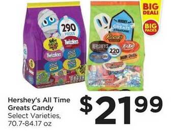 Foods Co Hershey's all time greats candy offer