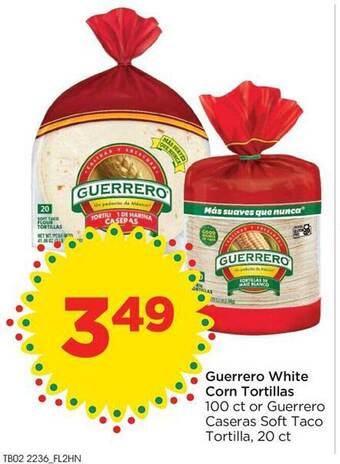 Foods Co Guerrero white corn tortillas offer