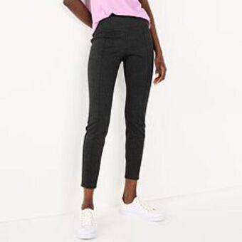 Kohl's Women's nine west seamed tummy-control ponte leggings offer